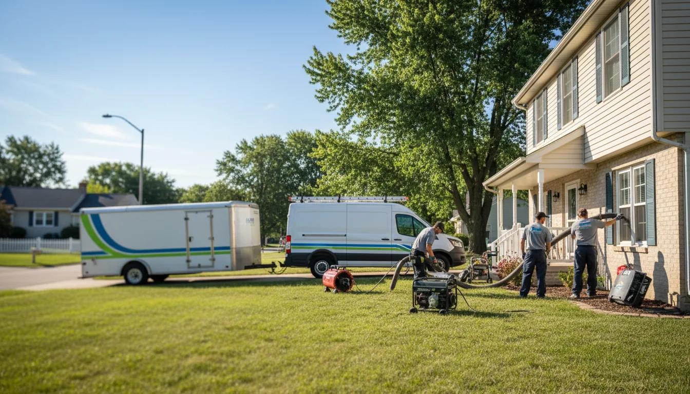 Flooded Basement Restoration And Cleanup With Repair in Breda, IA near me